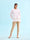 Deep Gold Cotton Stretch Cropped Leggings