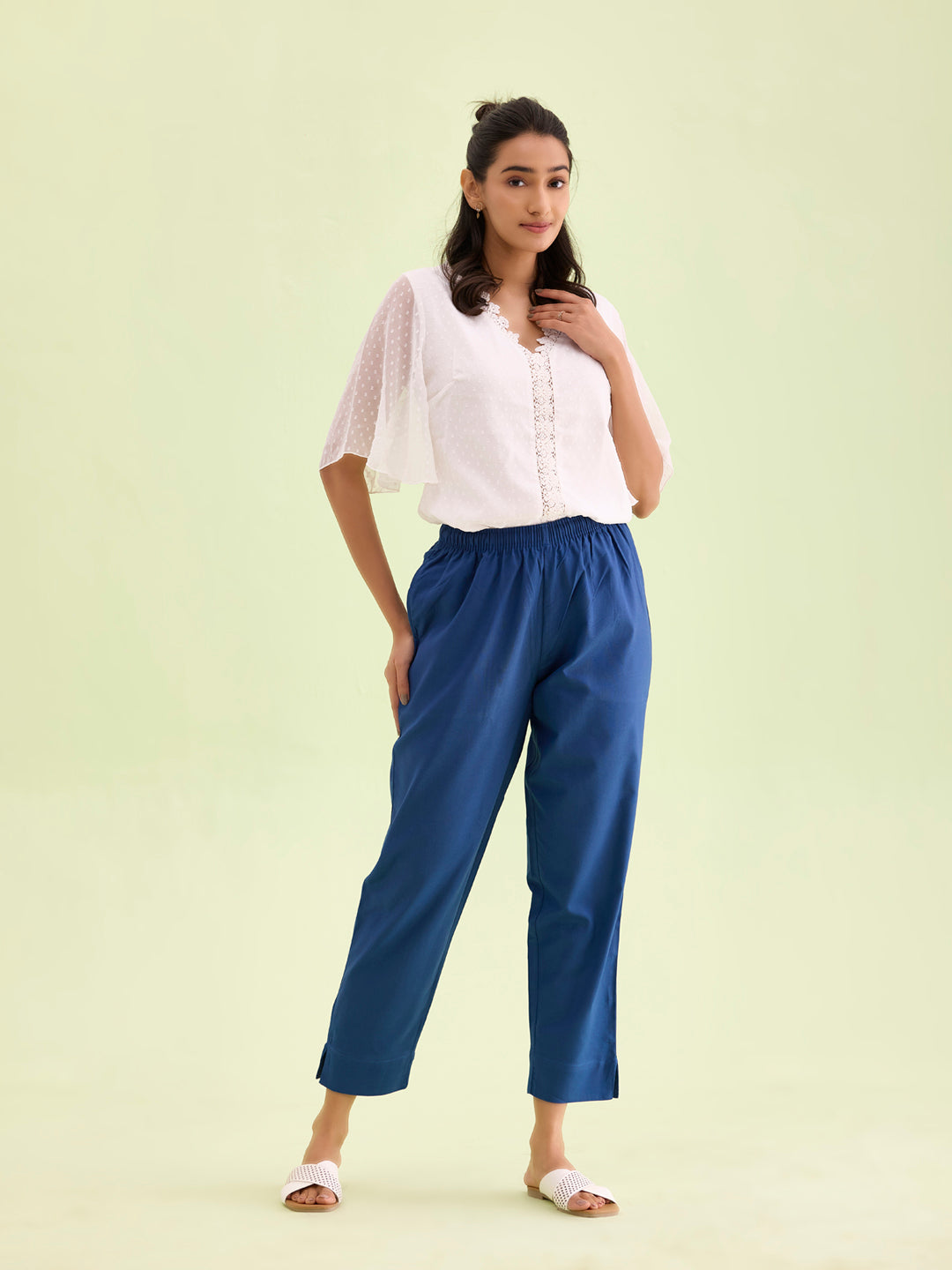 Royal Cotton Pencil Pant