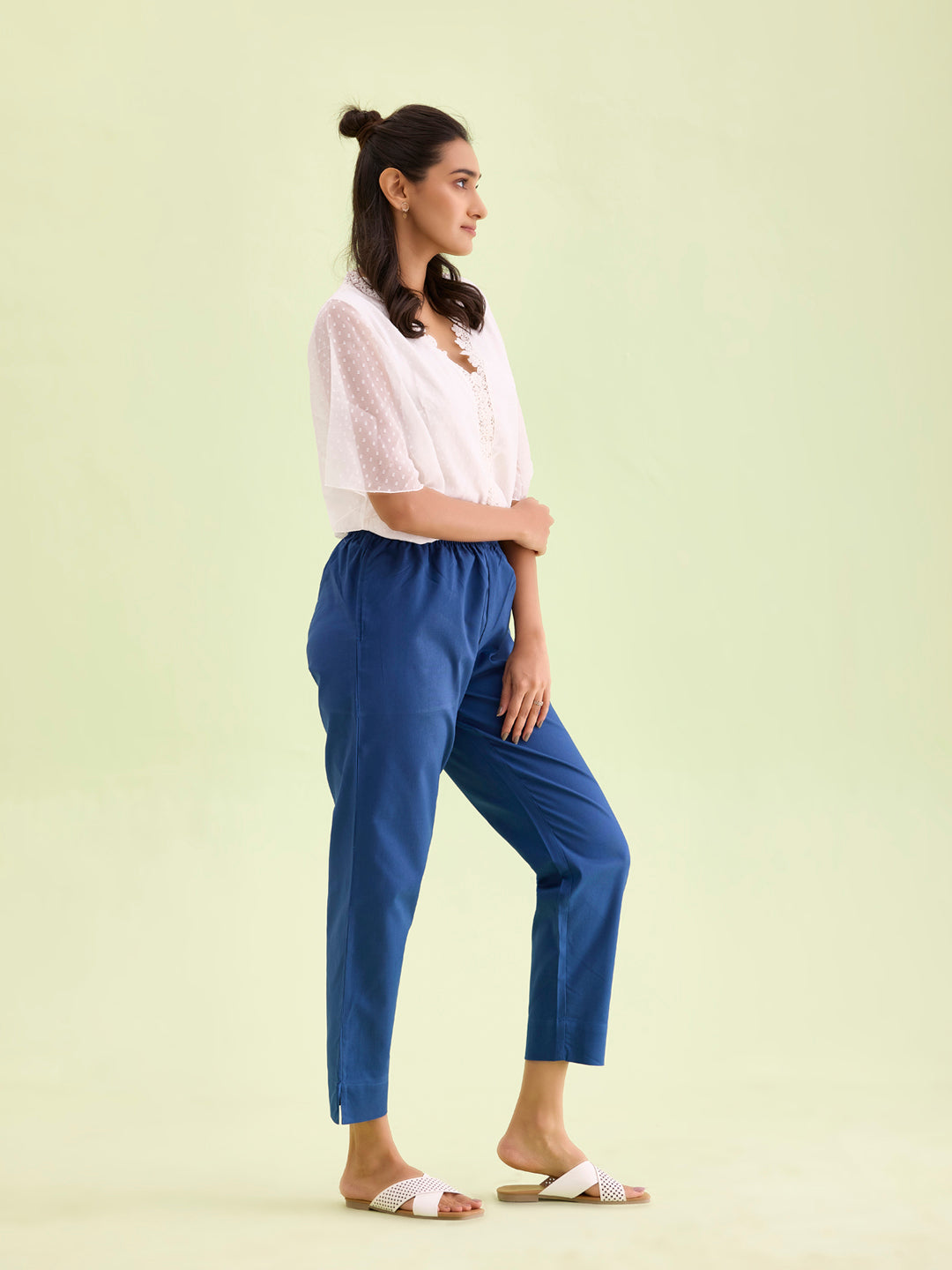 Royal Cotton Pencil Pant