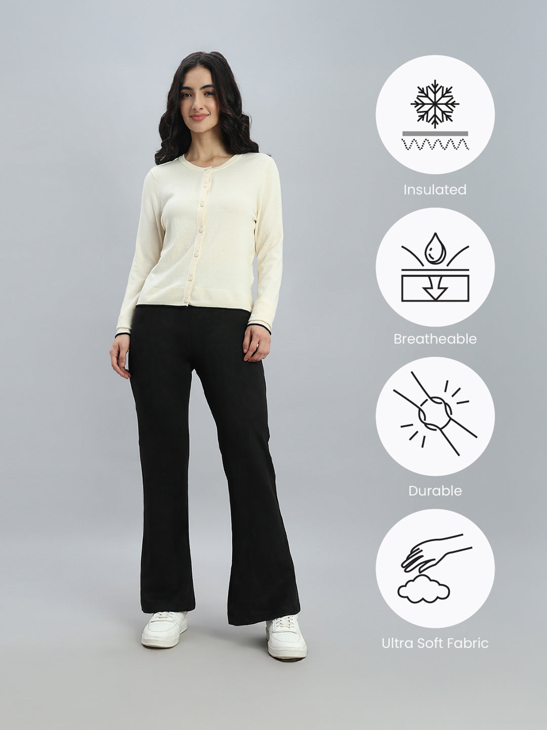 Black Suede Bell Bottom