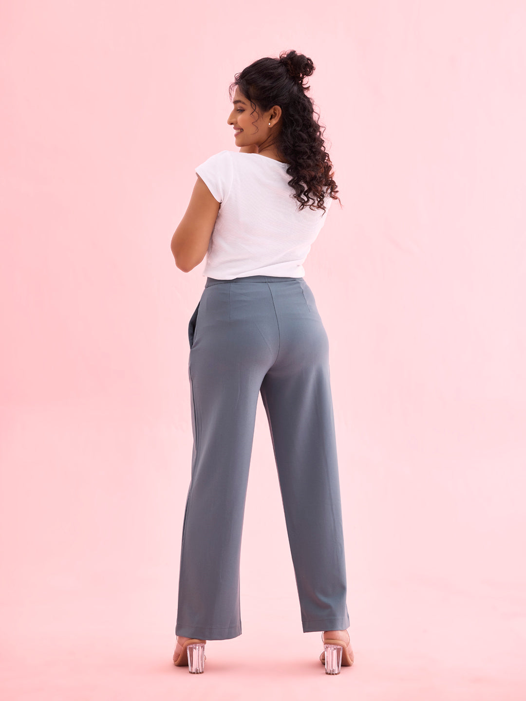 Ocean Green Roma Ponte Wide Pants