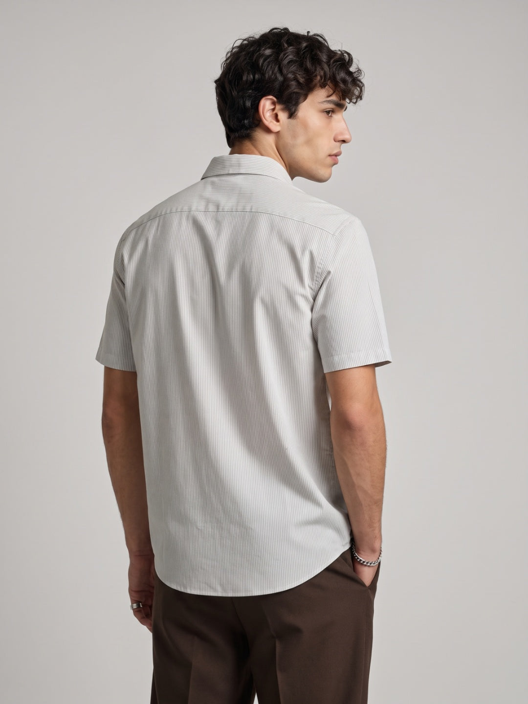Wrinkle Free Half Sleeve Flex Knit Shirt