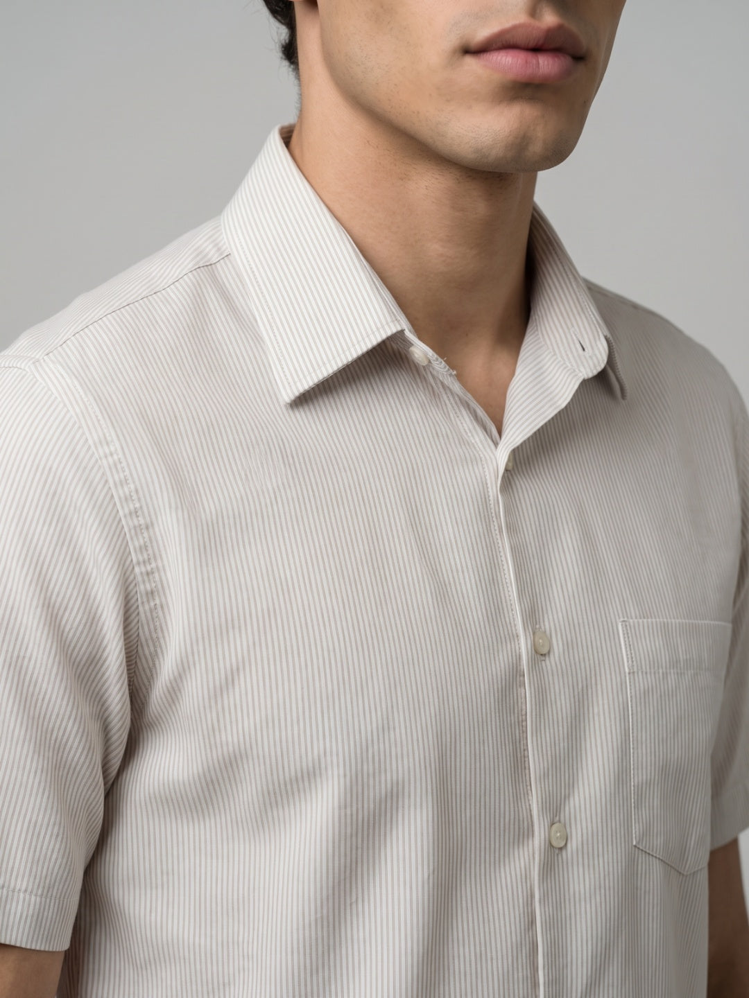 Wrinkle Free Half Sleeve Flex Knit Shirt