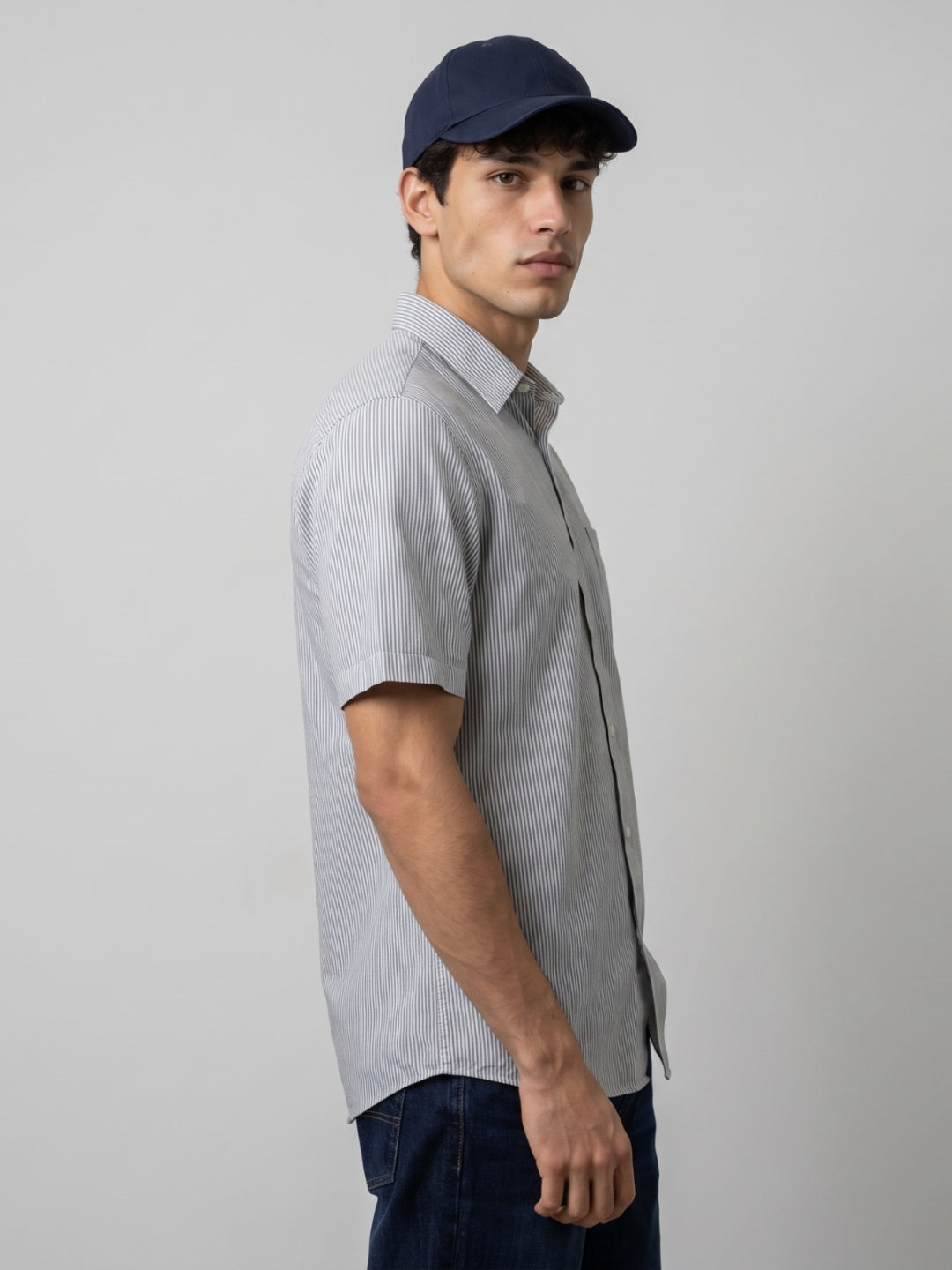 Wrinkle Free Half Sleeve Flex Knit Shirt