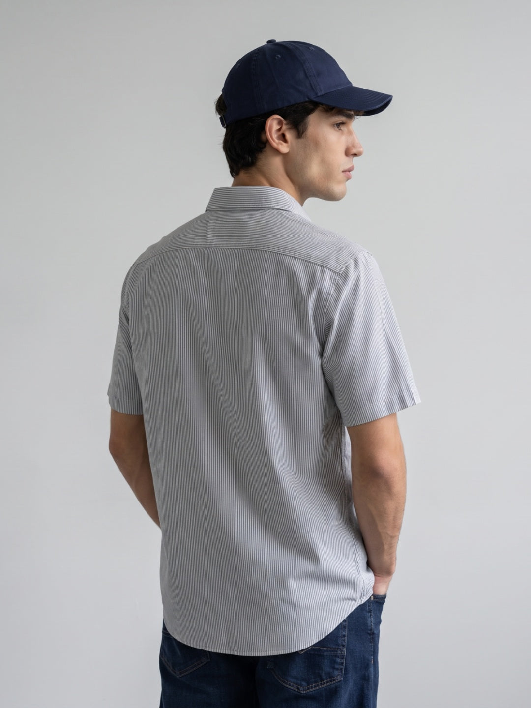 Wrinkle Free Half Sleeve Flex Knit Shirt