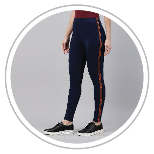 GO COLORS Women Solid Cotton Leggings (Size - S, Orange) in Coimbatore at  best price by Fit and Smart Exclusive - Justdial