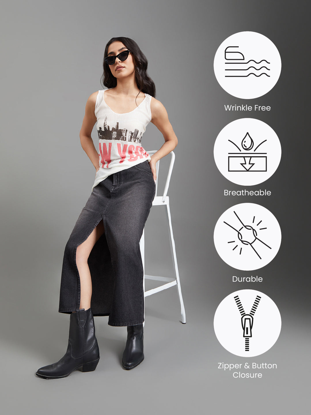 Black Denim XS,Black Denim S,Black Denim M,Black Denim L,Black Denim XL