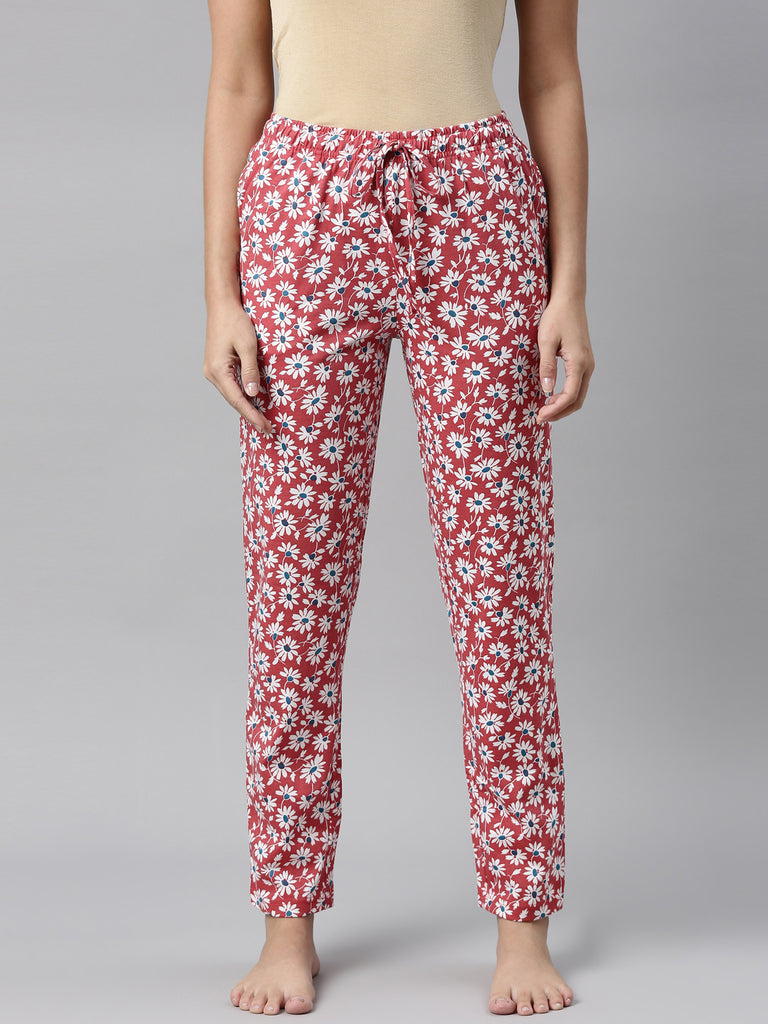 Buy Red Trousers & Pants for Women by BUYNEWTREND Online | Ajio.com