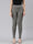 Medium Grey Cotton Stretch Ankle Length Leggings