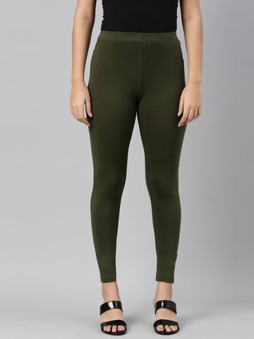 Cloud II™ Pant - Women's Olive Green Leggings – Vitality Athletic Apparel