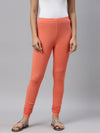 Light Coral Cotton Stretch Churidar