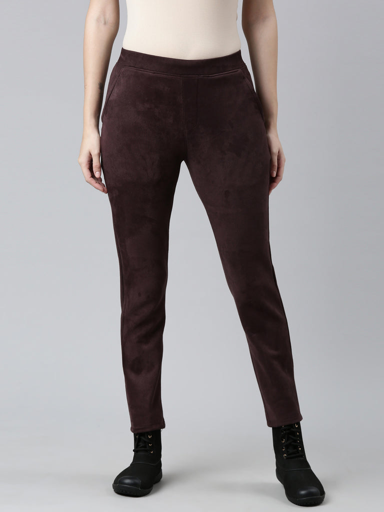 Buy Brown Velvet Embroidered Flared Pants Online At Best Price   Sassafrasin