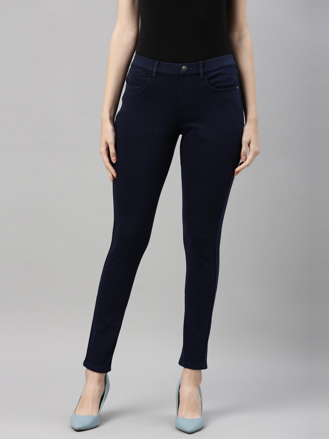 Buy Black Jeans & Jeggings for Women by Delan Online | Ajio.com