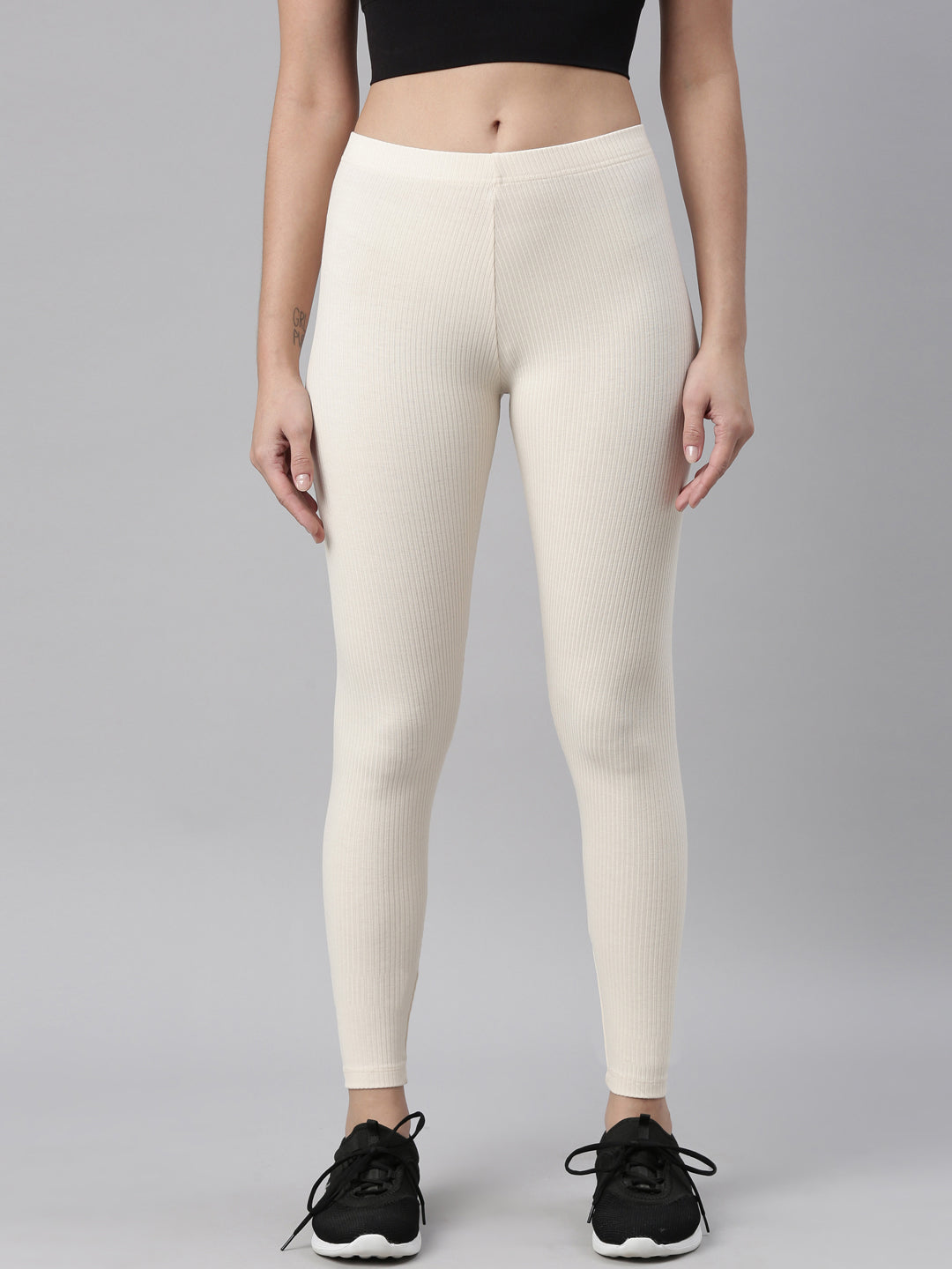 Leggings Cream Ribbed Knit – Busy Bees