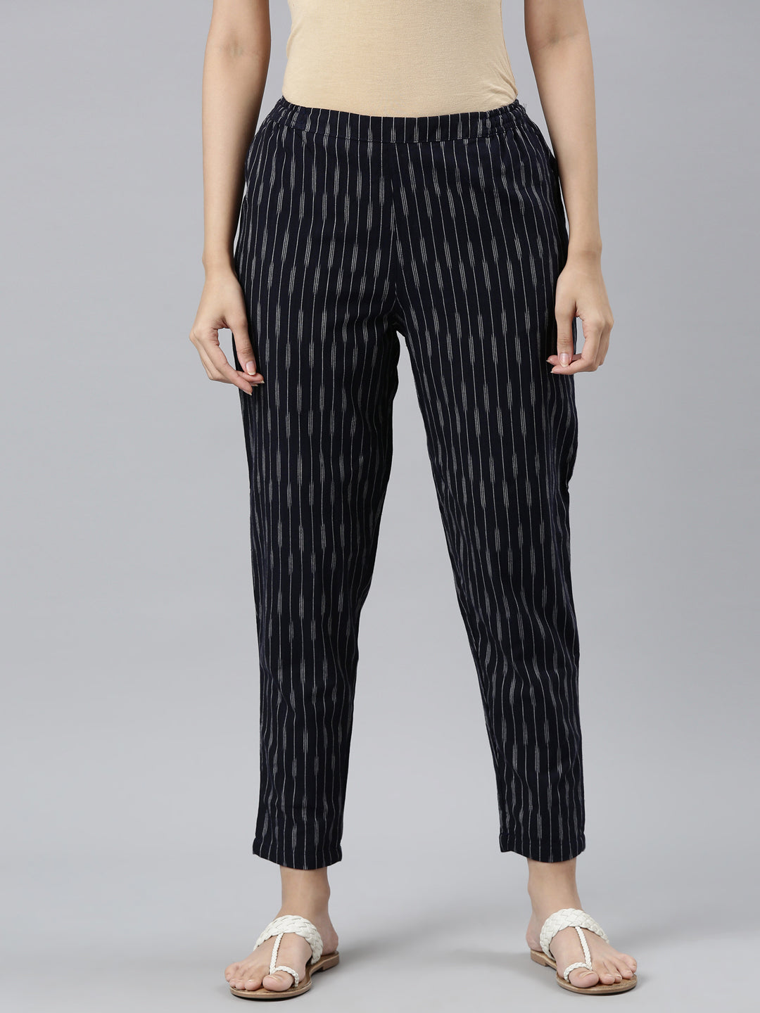 Women Pockets Casual High Waist Pencil Pants - China Black Pants and The  Pants price | Made-in-China.com