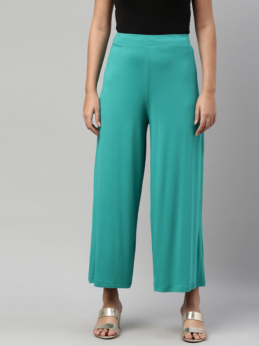 Buy Go Colors Women Grey Linen Pants (XXL) Online at Best Prices in India -  JioMart.