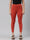 Rust Cotton Stretch Cropped Leggings