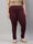 Dark Purple Cotton Stretch Churidar