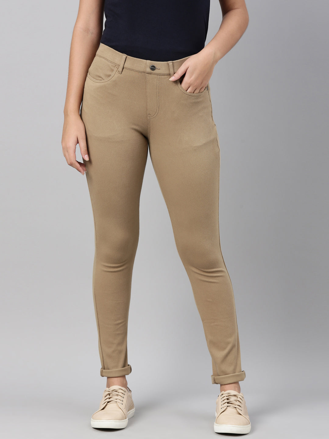 Axels Premium Denim Madison Skinny Jeans In Washed Lemon Ladies - Pants |  SALE!
