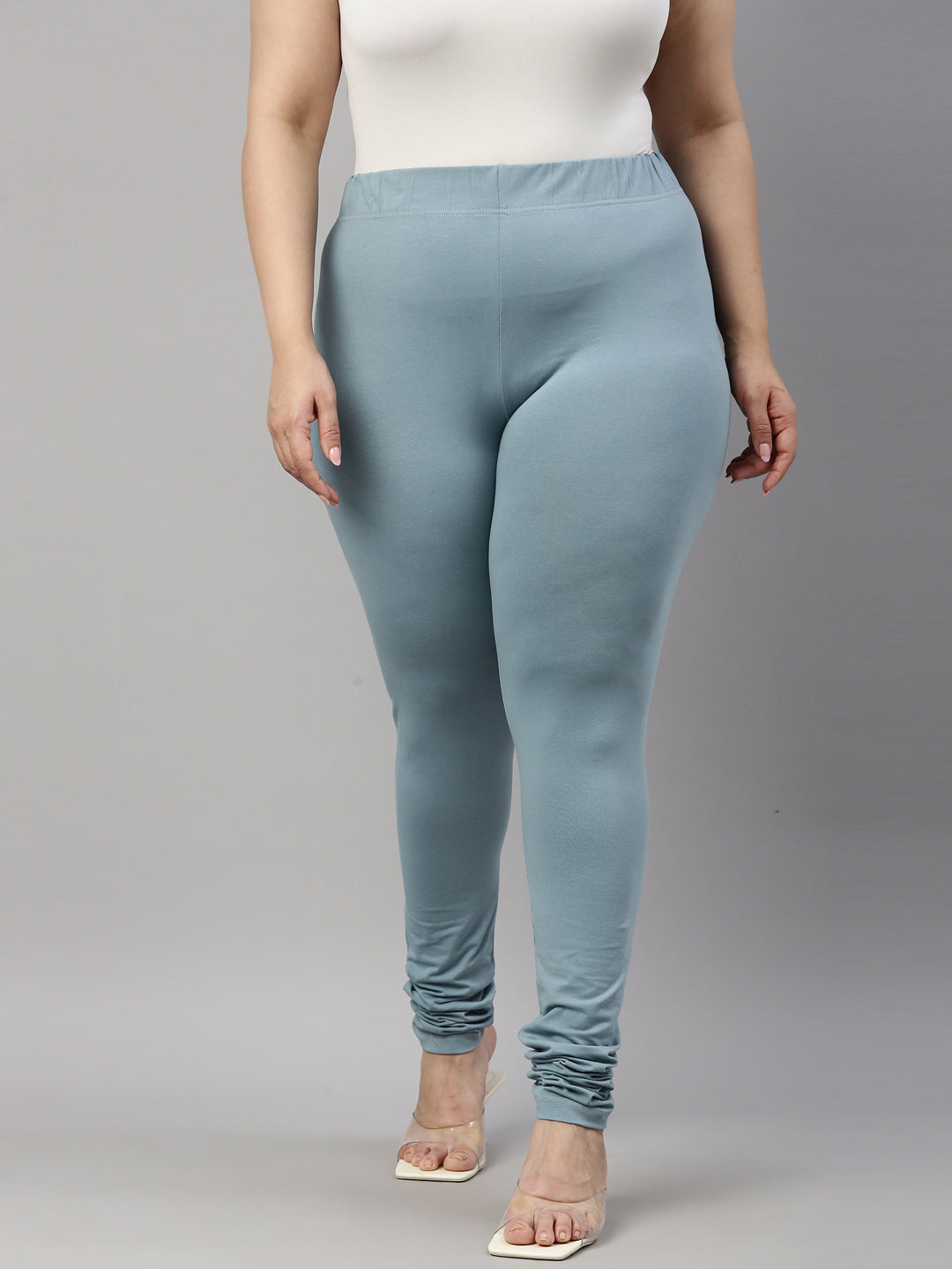 Buy Gold Leggings for Women by GO COLORS Online | Ajio.com