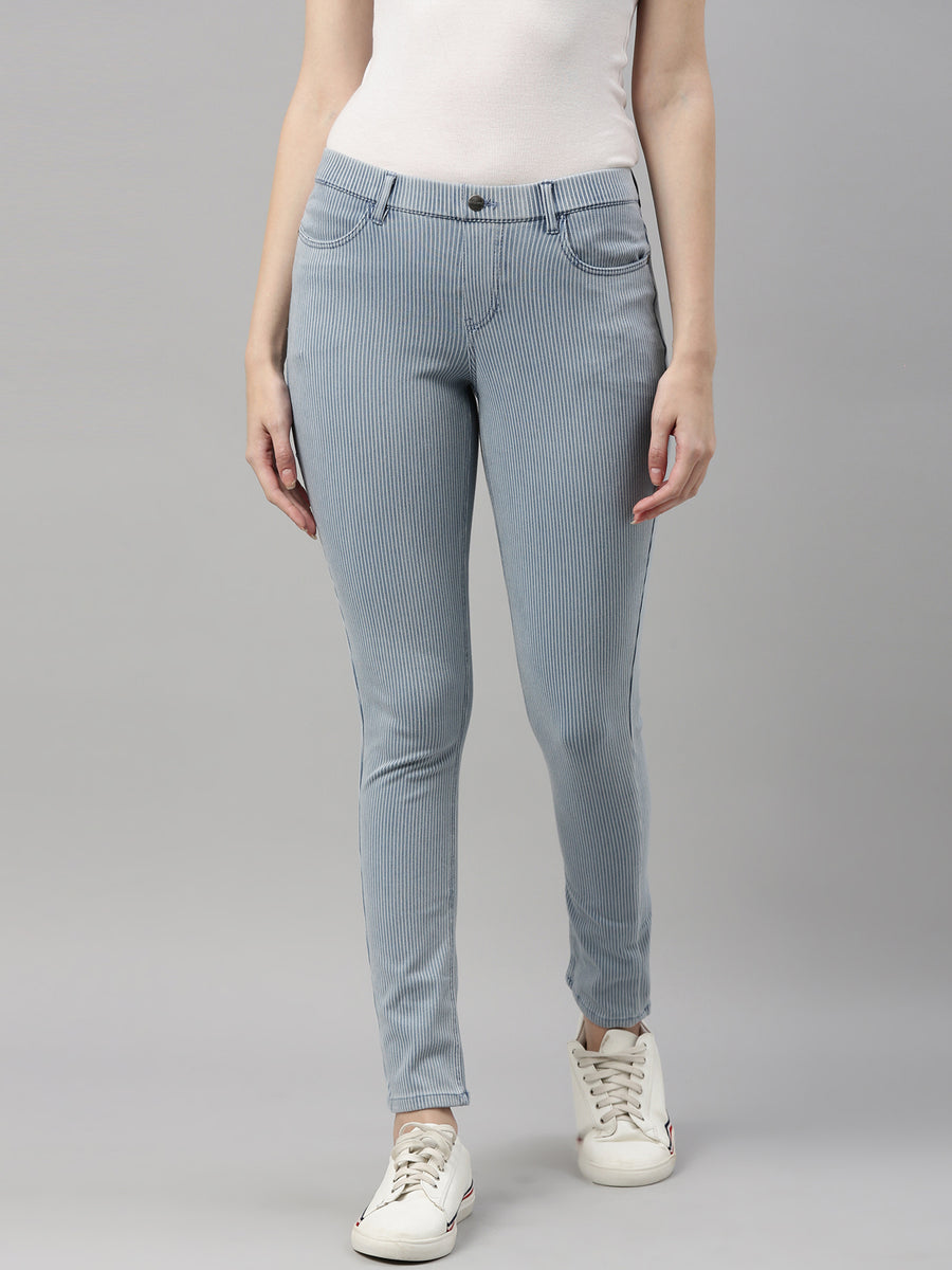 Women Blue Denim Jeggings