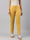 Golden Yellow Cotton Stretch Kurti Pants