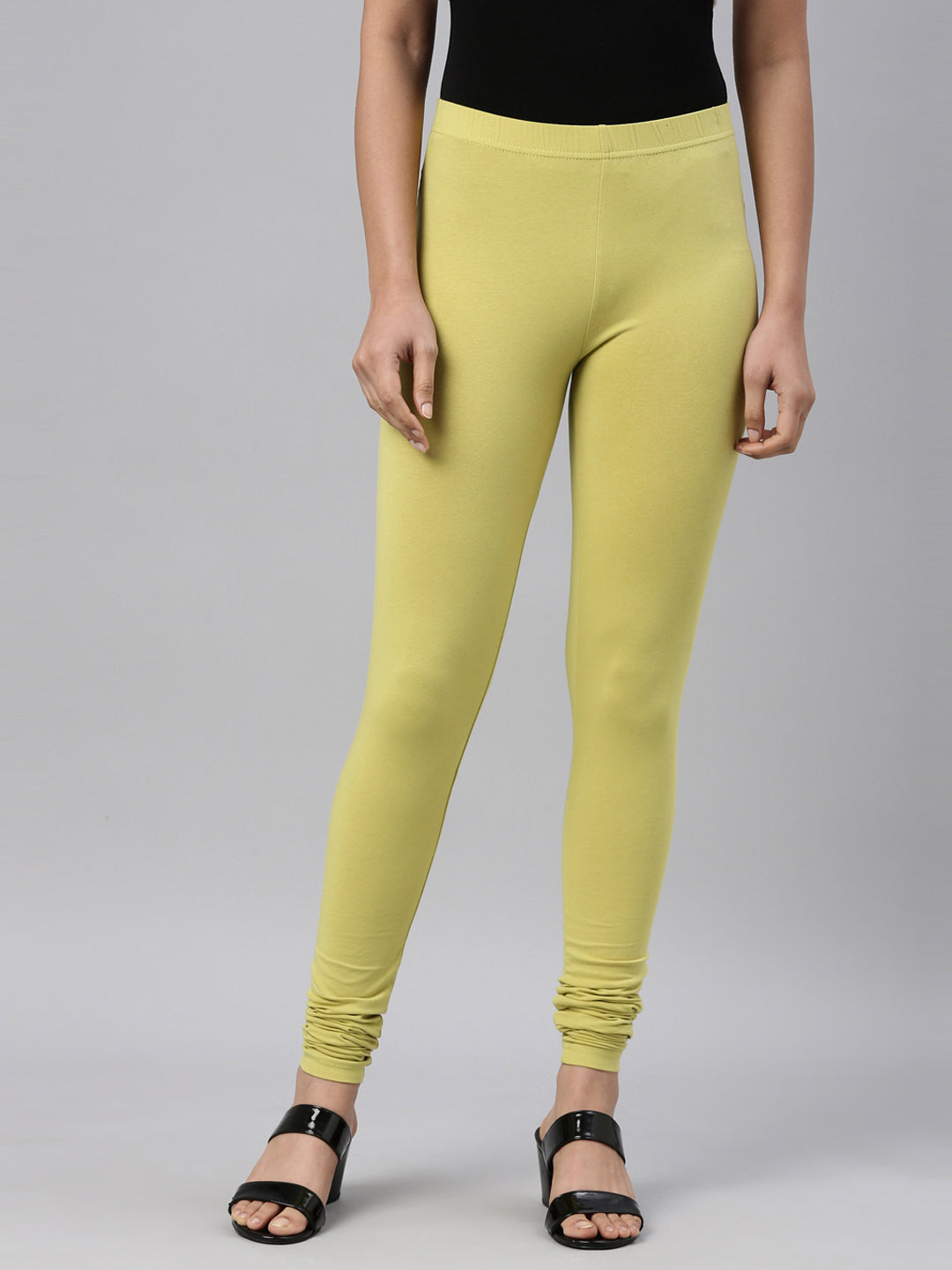 Buy HAUTE CURRY Lime Green Ankle Length Rayon Woven Womens Solid Casual  Pants | Shoppers Stop