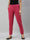 Medium Pink Cotton Stretch Kurti Pants