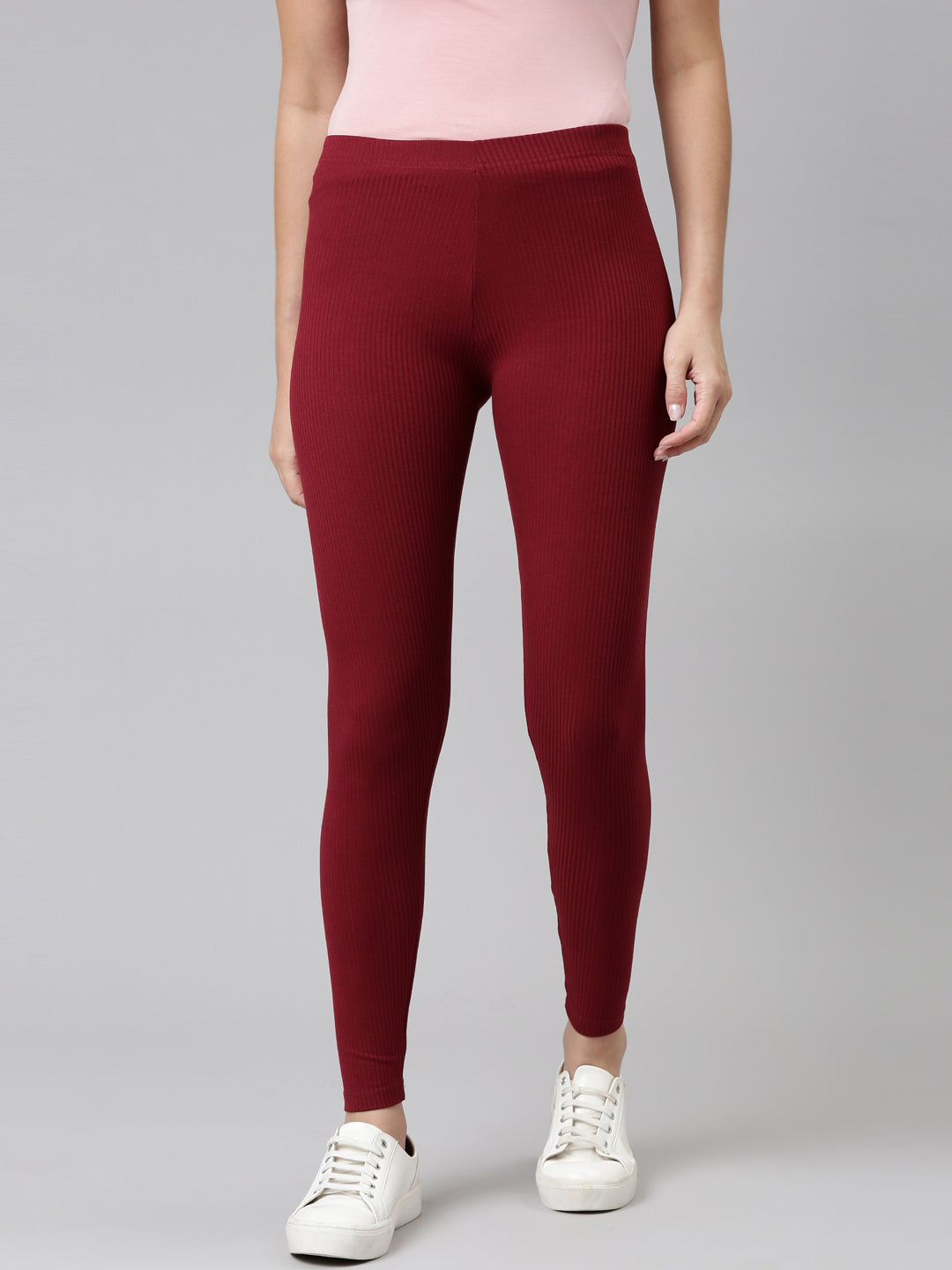 Buy Mid-Rise Leggings with Side Zip Online at Best Prices in India