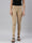 Khaki Cotton Stretch Churidar