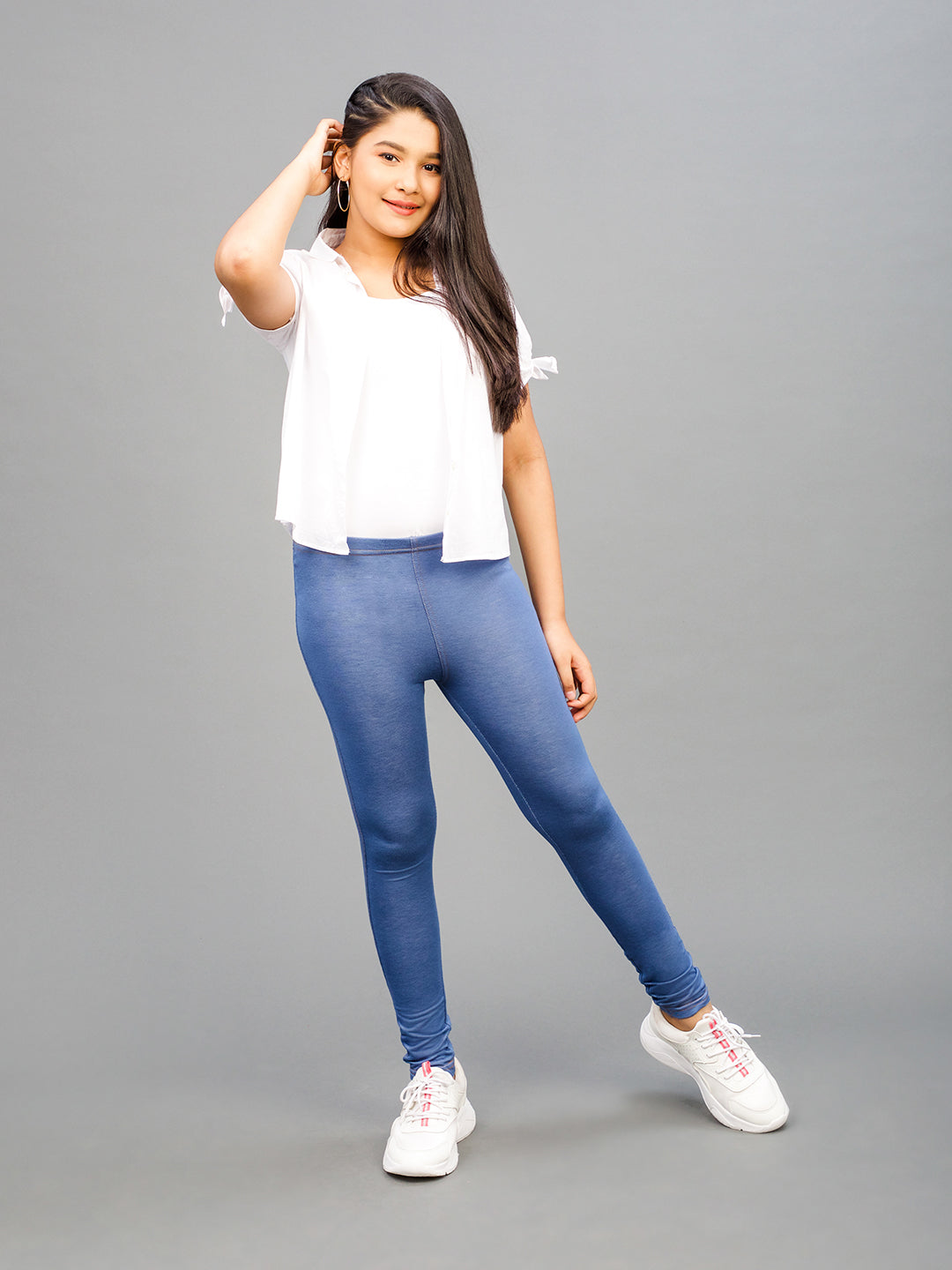 Buy online Mid Waist Denim Jegging from Jeans & jeggings for Women by La  Fem for ₹729 at 44% off | 2024 Limeroad.com