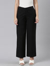 Black Cotton Stripes Cargo Pant