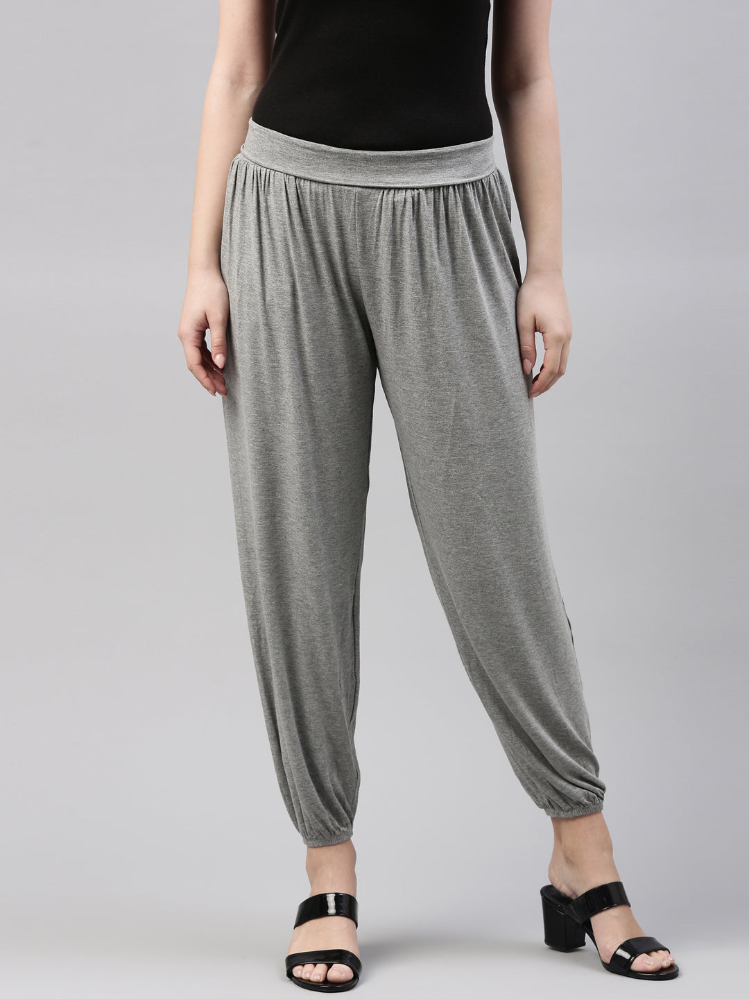Buy Online Black Viscose Polyester Jogger Pants for Women  Girls at Best  Prices in Biba IndiaATHLE