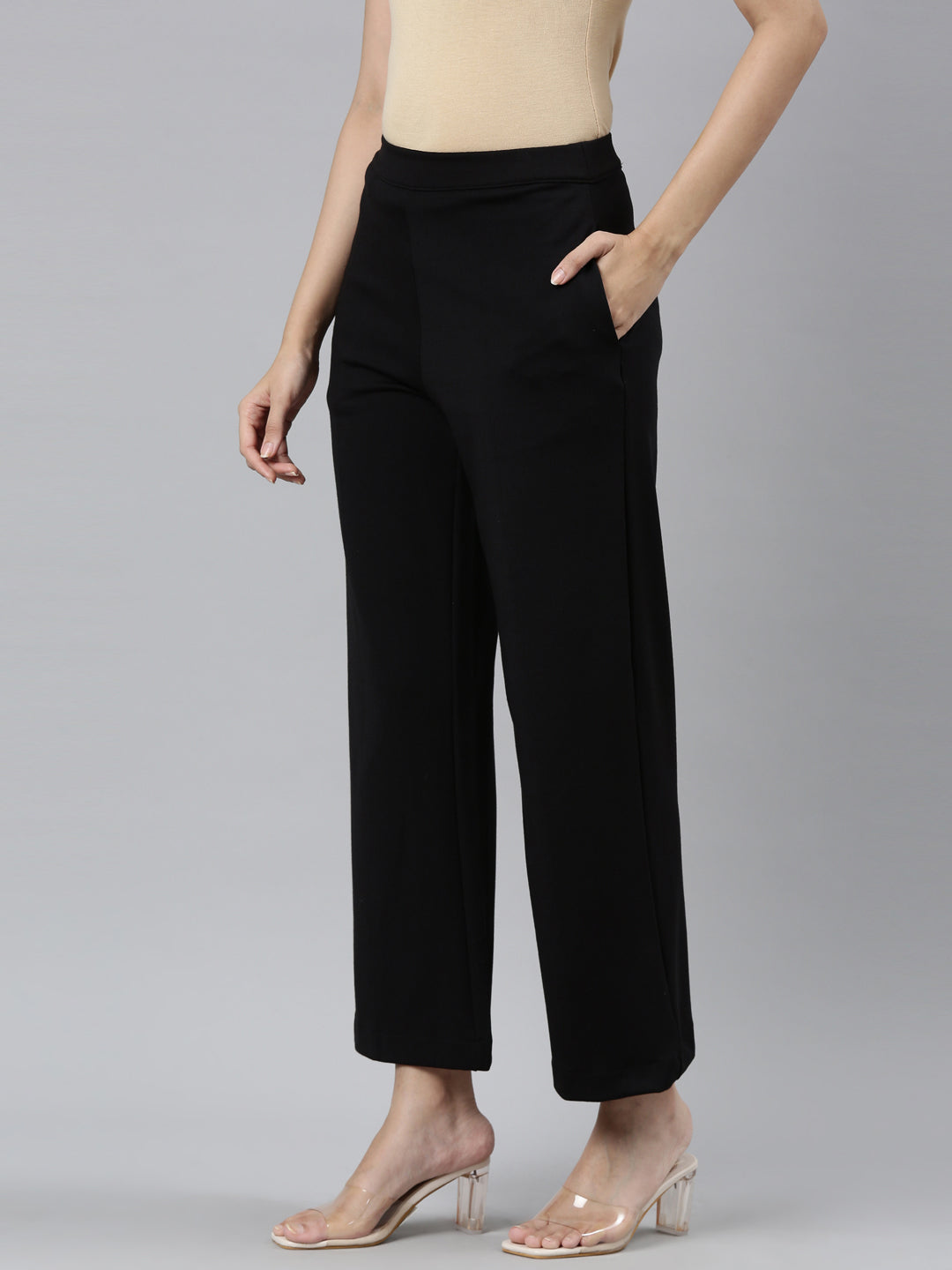 Buy Fred Perry Women Navy Wide Leg Trousers Online  692520  The Collective