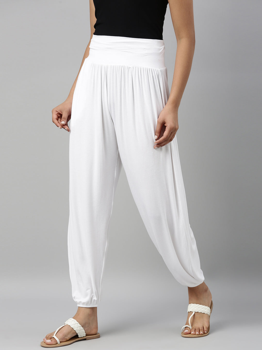 Women's Casual Solid Color Harem Pants - Buy Now – Jewelry Bubble