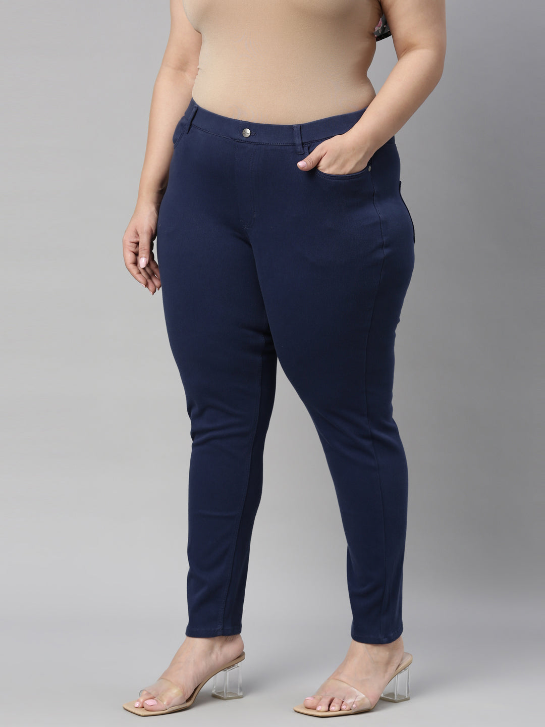 GO COLORS Jegging 360 Super Stretch Denim Premium 2XL (Blue Denim) in  Ghaziabad at best price by Arti Collection - Justdial
