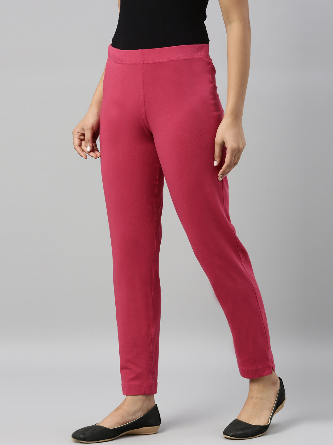 Go Colors Plain Ladies Pink Cotton Blend Pant at Rs 599/piece in Mumbai