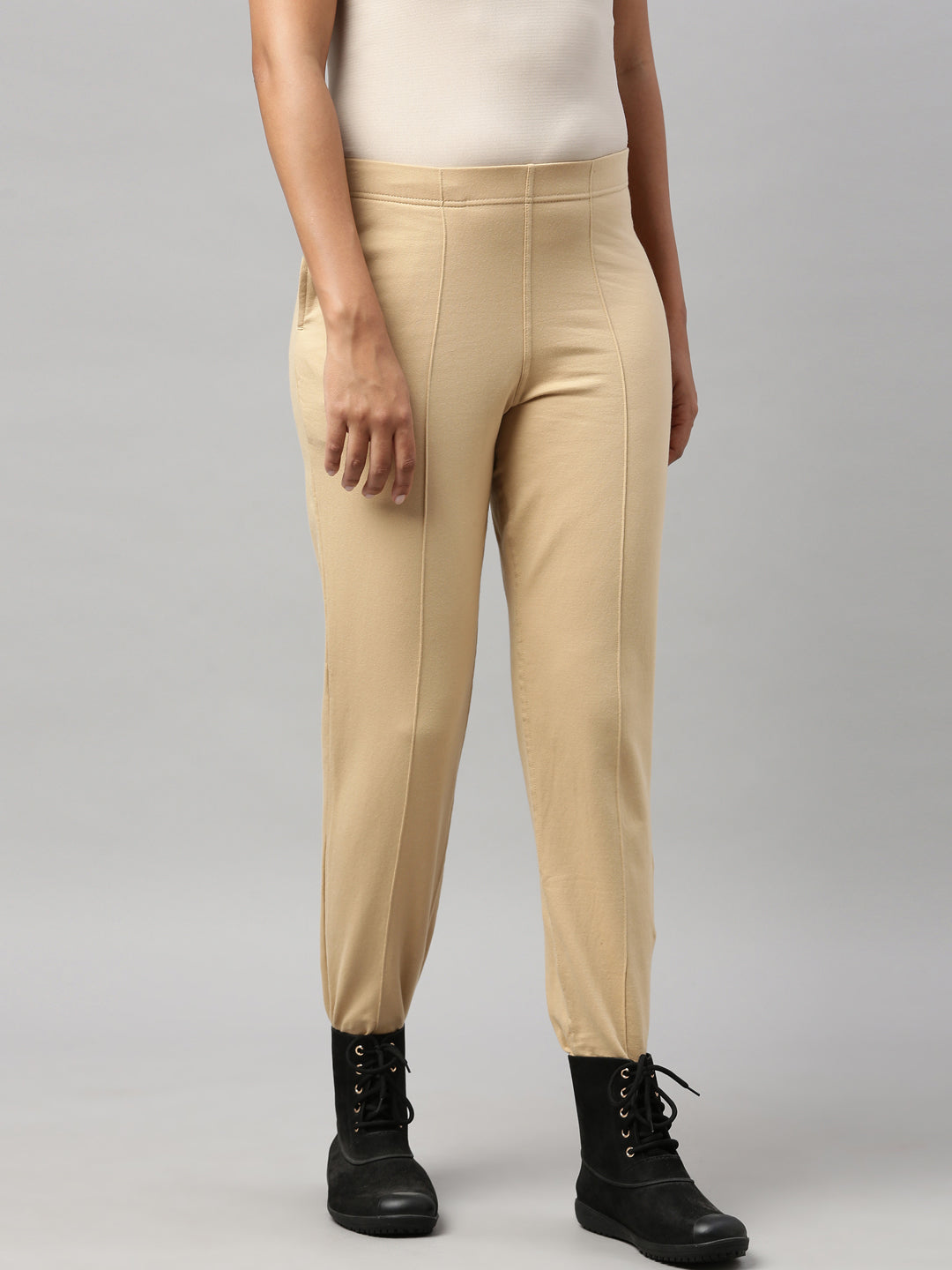 Wheat Fleece Warm Kurti Pants