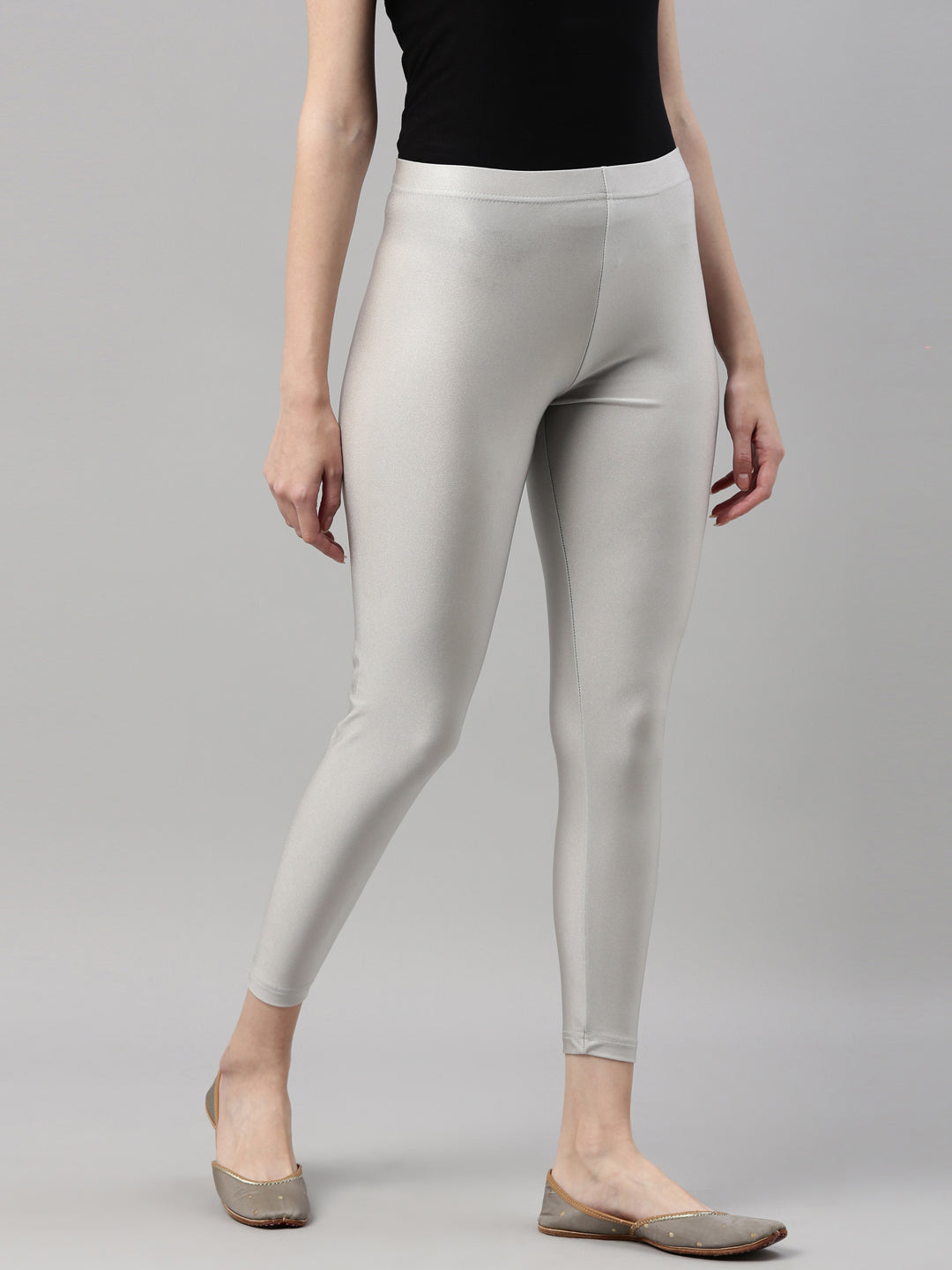 Prisma Shimmer Leggings - Super Gold: Stylish and Comfortable