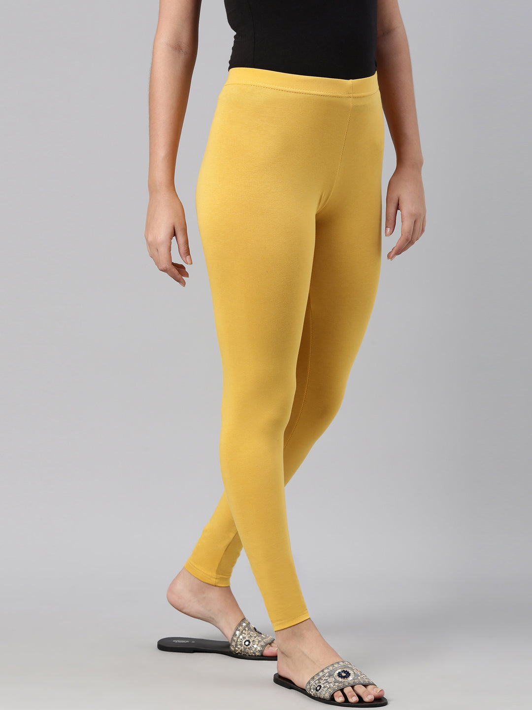 LOGO Layers by Lori Goldstein Tall Knit Pull-On Ankle Leggings - QVC.com
