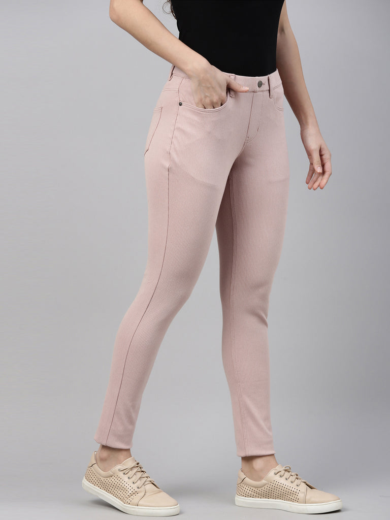 Ladies Dusty Pink Jeggings: Size 10 for sale in Co. Dublin for €12