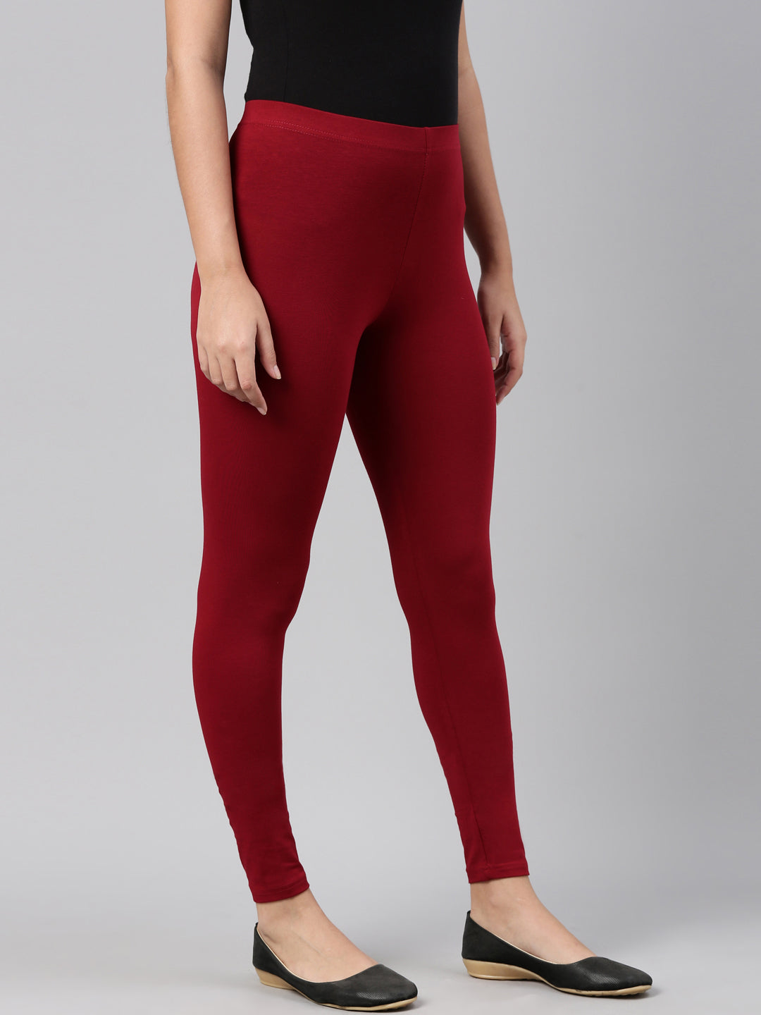 Buy Kryptic Womens Blue Solid Cotton Lycra Leggings Online at Best Prices  in India - JioMart.