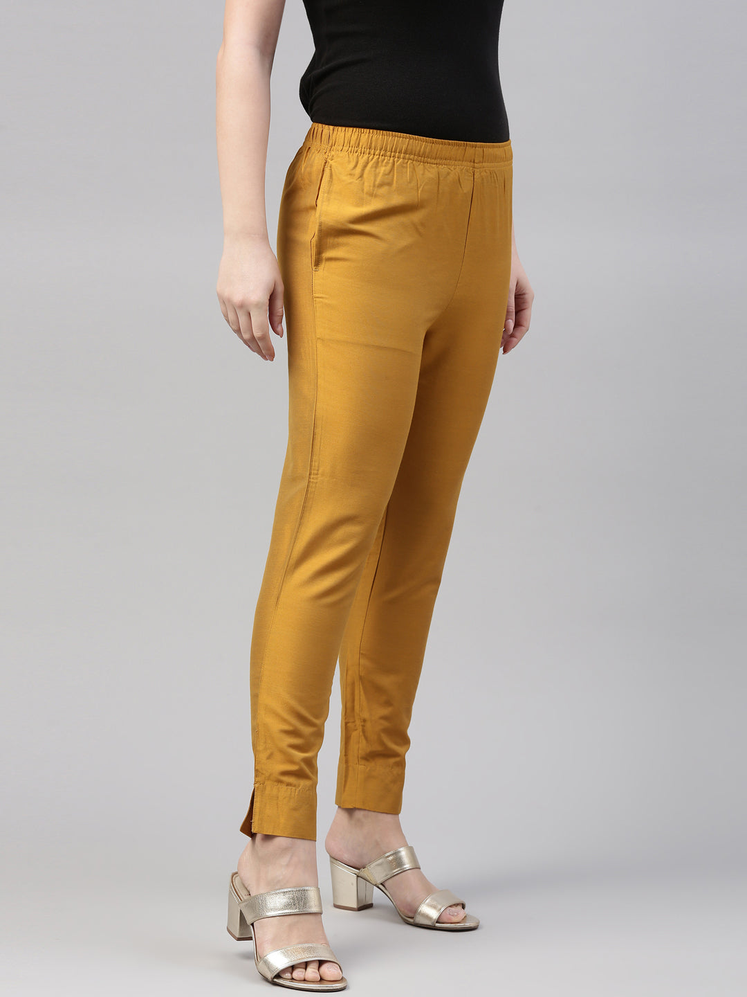 Umitay Women's Ladies Gold Velvet Trousers Straight Trousers Elastic Waist  Casual Pants sweatpants women - Walmart.com