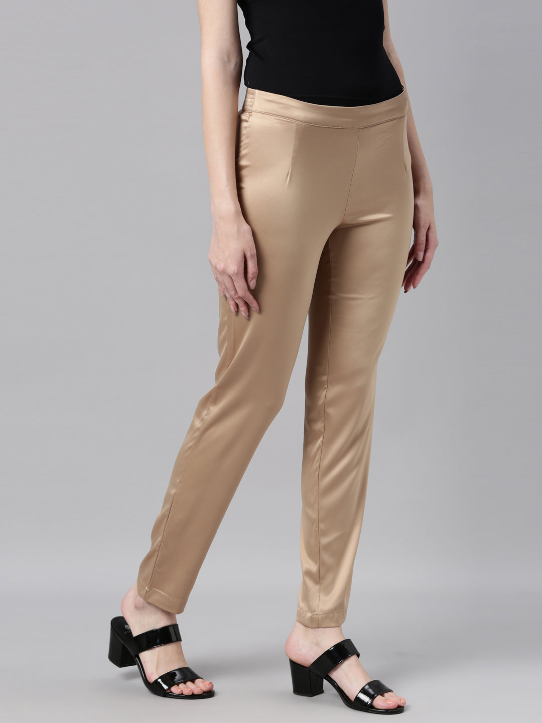 Go Colors Ethnic Bottoms : Go Colors Dark Pink Shiny Pants Online | Nykaa  Fashion