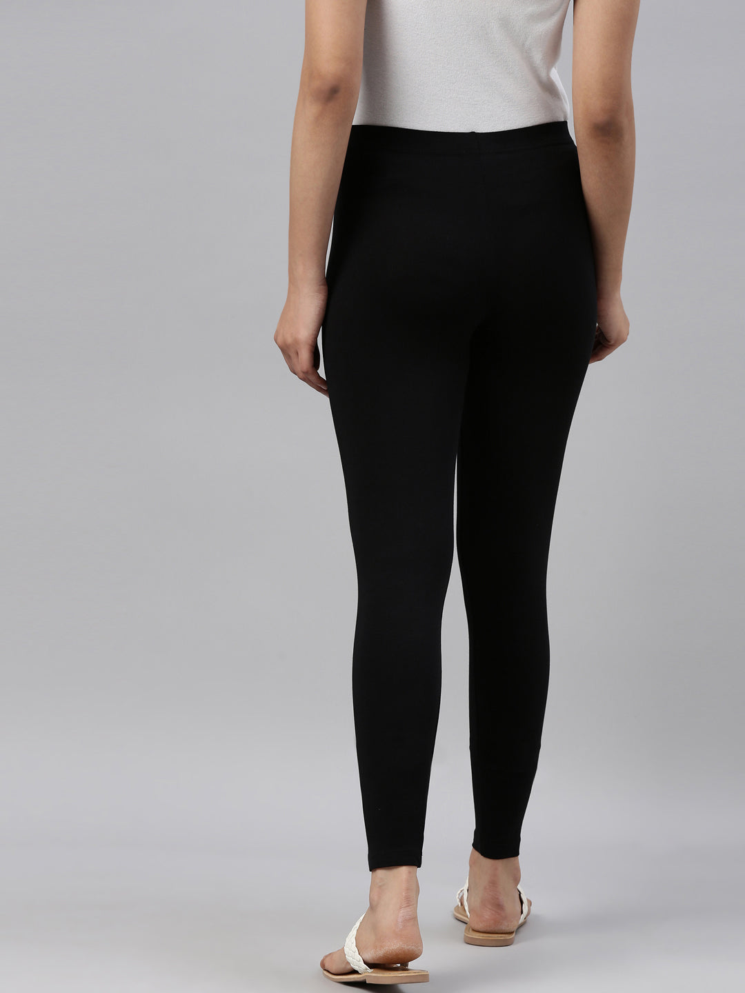Buy Trend inn Designer Cotton Lycra Black Colour Legging/Women Legging  (X-Large) at Amazon.in
