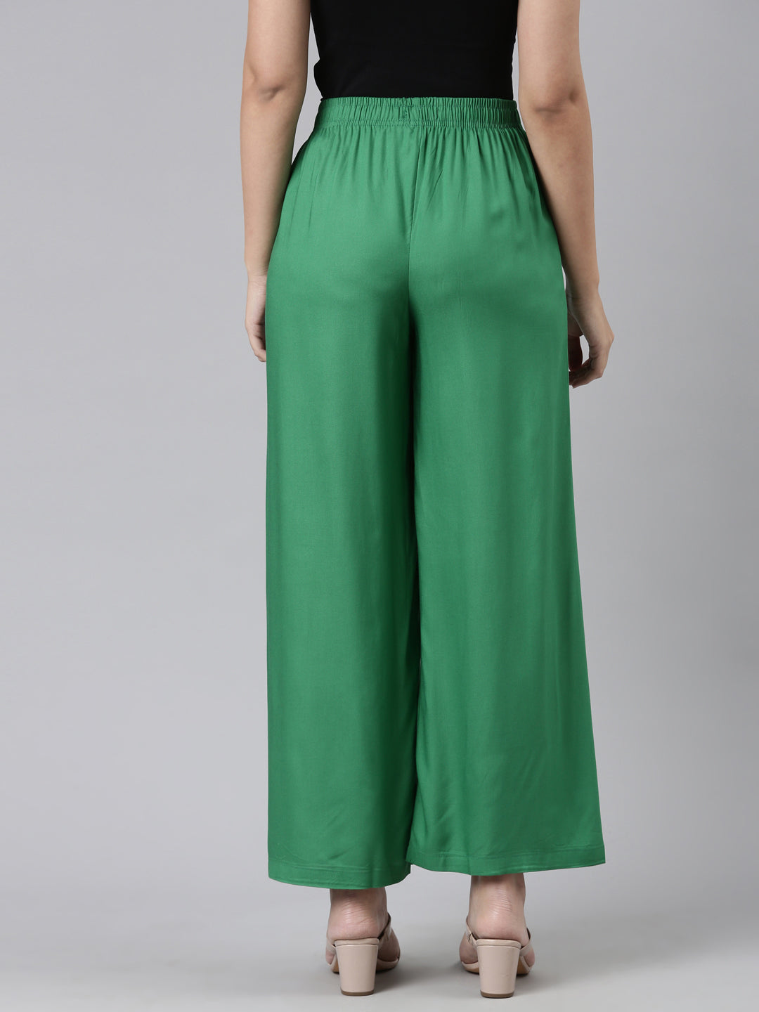 Buy Green Wide Leg Pants for Women Online
