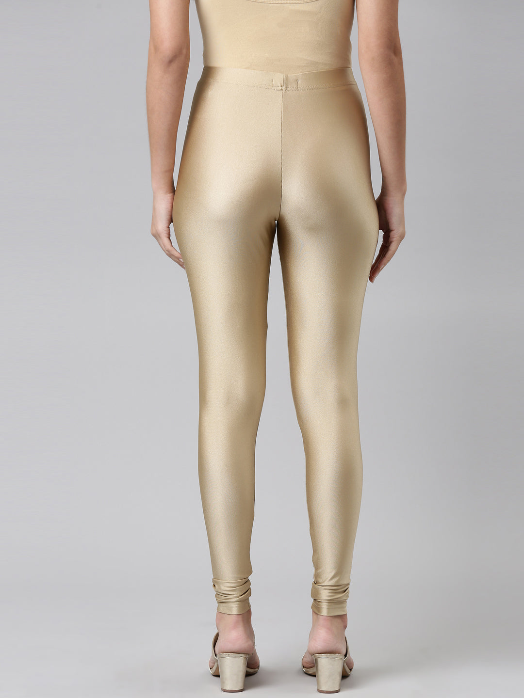 Metallic Faux Leather Leggings - Choose Color Rose Gold or Silver High –  Static Threads