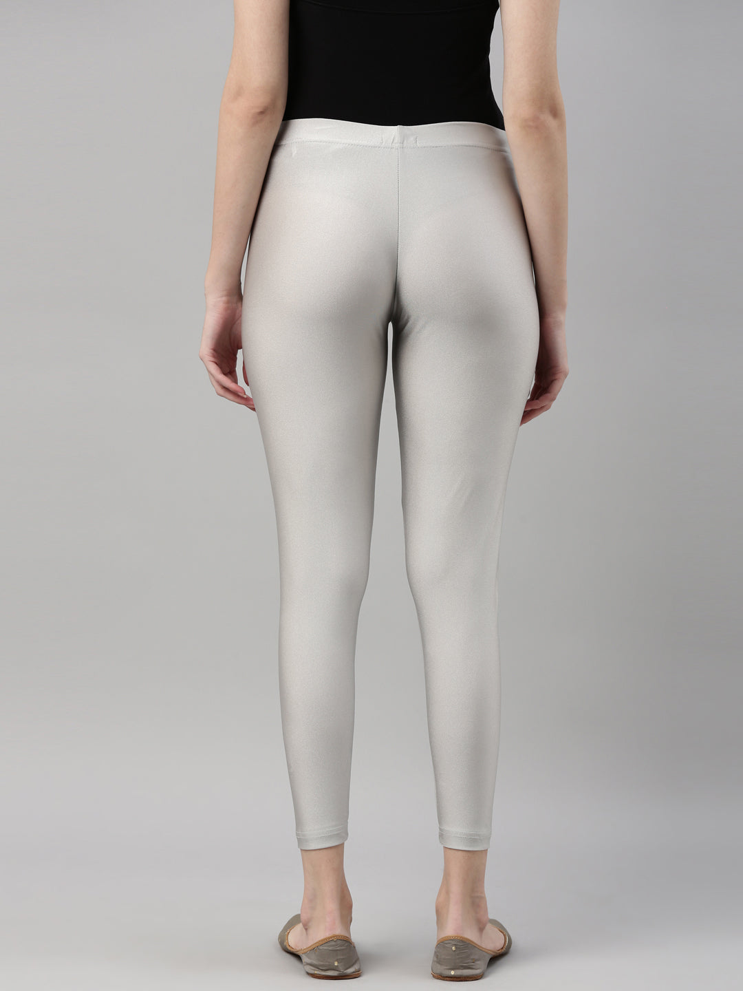 Cotton Casual Wear Ladies Light Grey Plain Leggings at Rs 115 in Ranchi