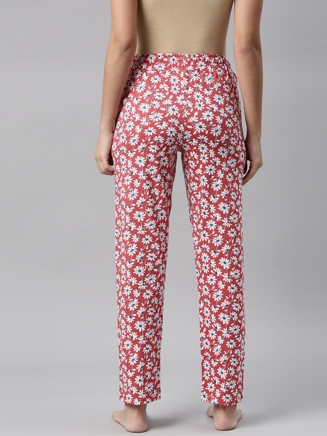 Lounge pants for women with pockets- Loungewear - Cotton printed