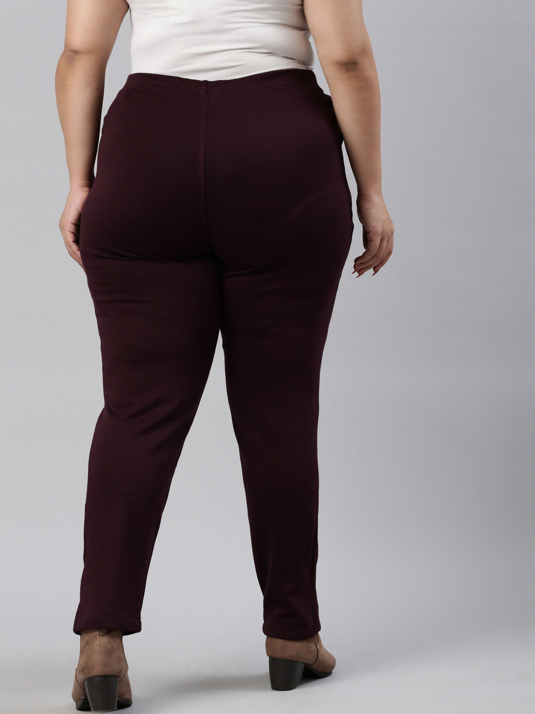 Maroon Velour Ultra Warm Pants